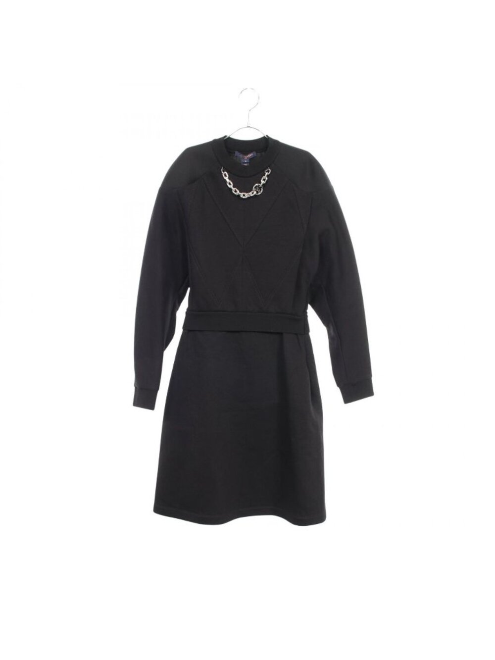 Louis Vuitton Dress Neck Chain Long Sleeve Sweatshirt Cotton Nylon